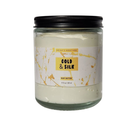 Gold and Silk Whipped Body Butter 8 oz