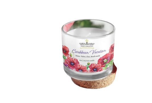 Caribbean Vacation Soy Candle, 8 ounce