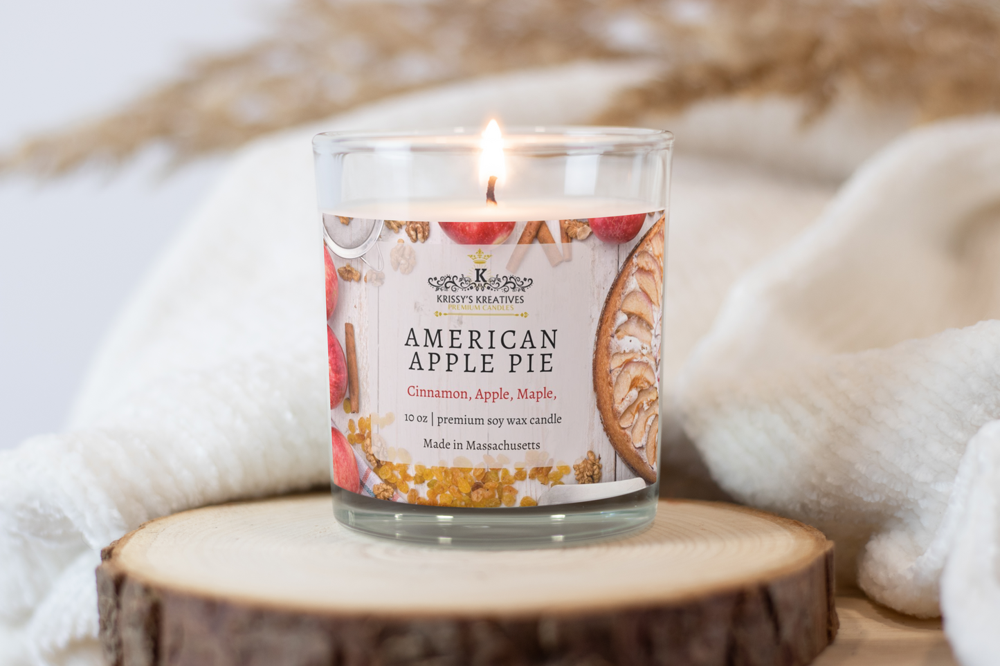 Fresh Baked Apple Pie l Fall Candle