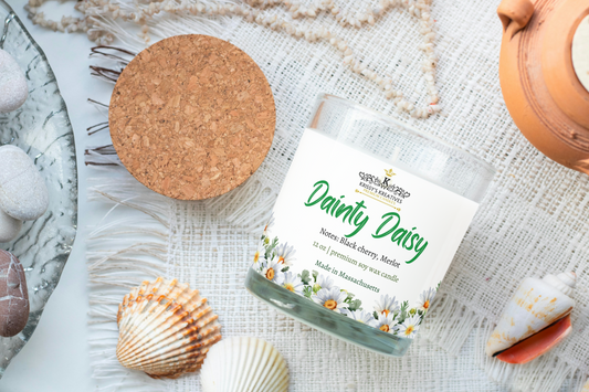 Dainty Daisy Premium Soy Wax Scented Candle