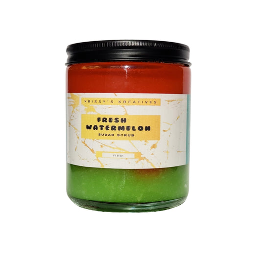 Watermelon Skin Smoothing Sugar Scrub | hydrating sugar scrub,