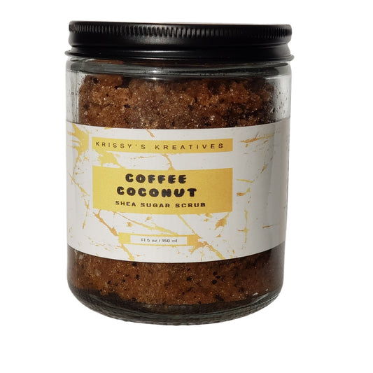 Exfoliating Coffee Coconut Brown Sugar Scrub