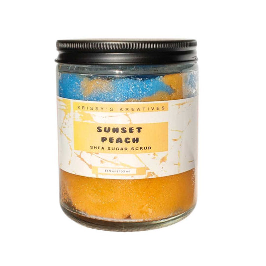 Sunset Peach Sugar Scrub Skin Cleanser